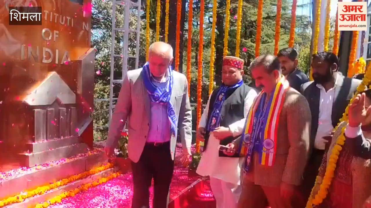 Shimla CM Sukhu Unveils New Memorial of Dr. Bhimrao Ambedkar at Chaura Maidan