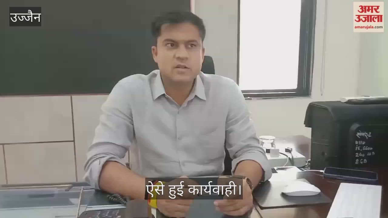 Find what happened Ujjain corporation ran a bulldozer over banned polythene worth lakhs.