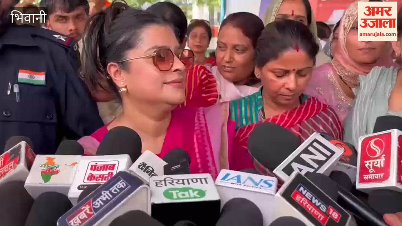 Nari Shakti Vandan Pad Yatra was taken out in Tosham regarding the Women's Reservation Bill