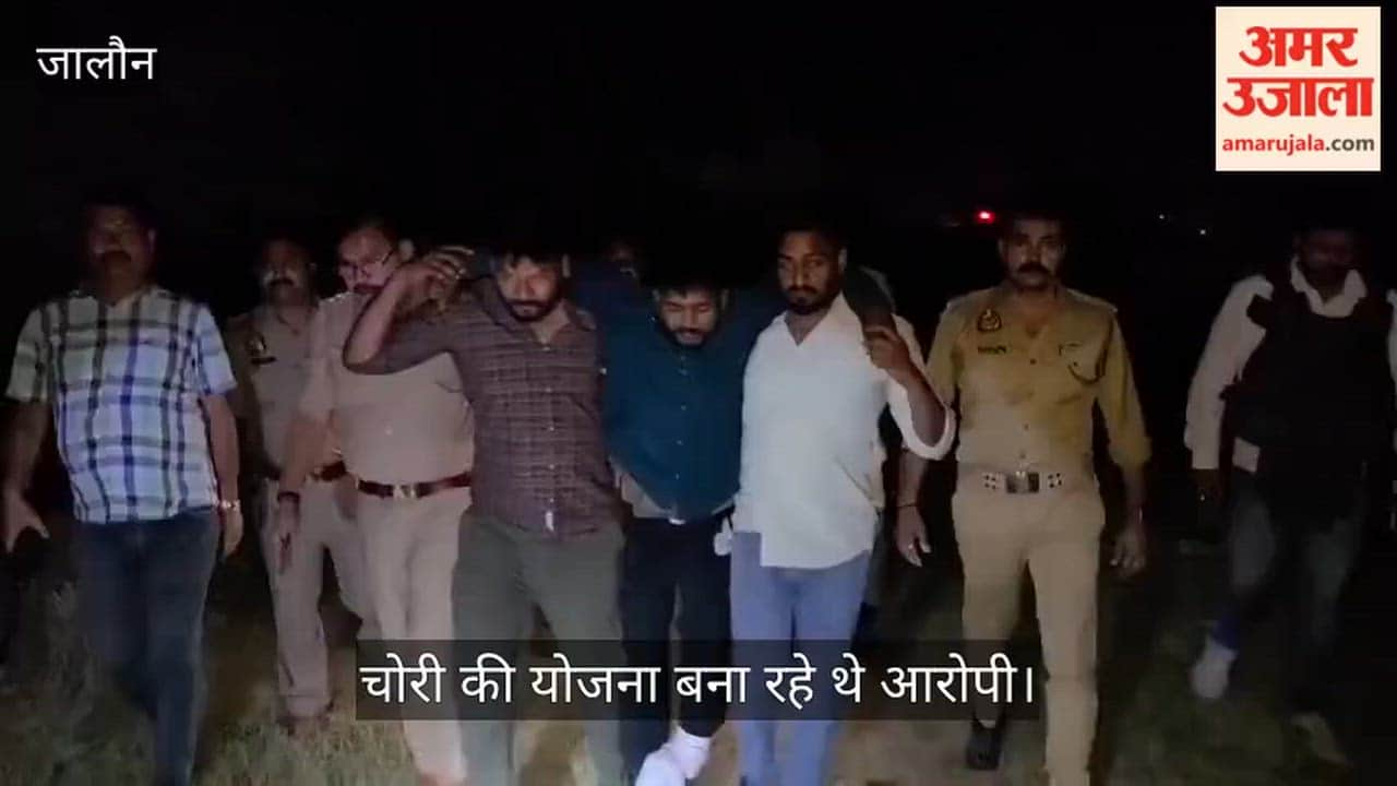 Police Encounter in Orai Three Interstate Thieves Injured Weapons and Cash Recovered