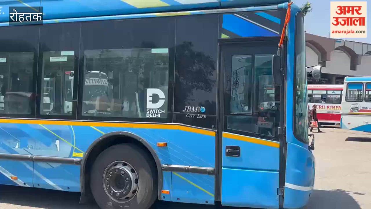 Electric bus service starts from Rohtak to Delhi