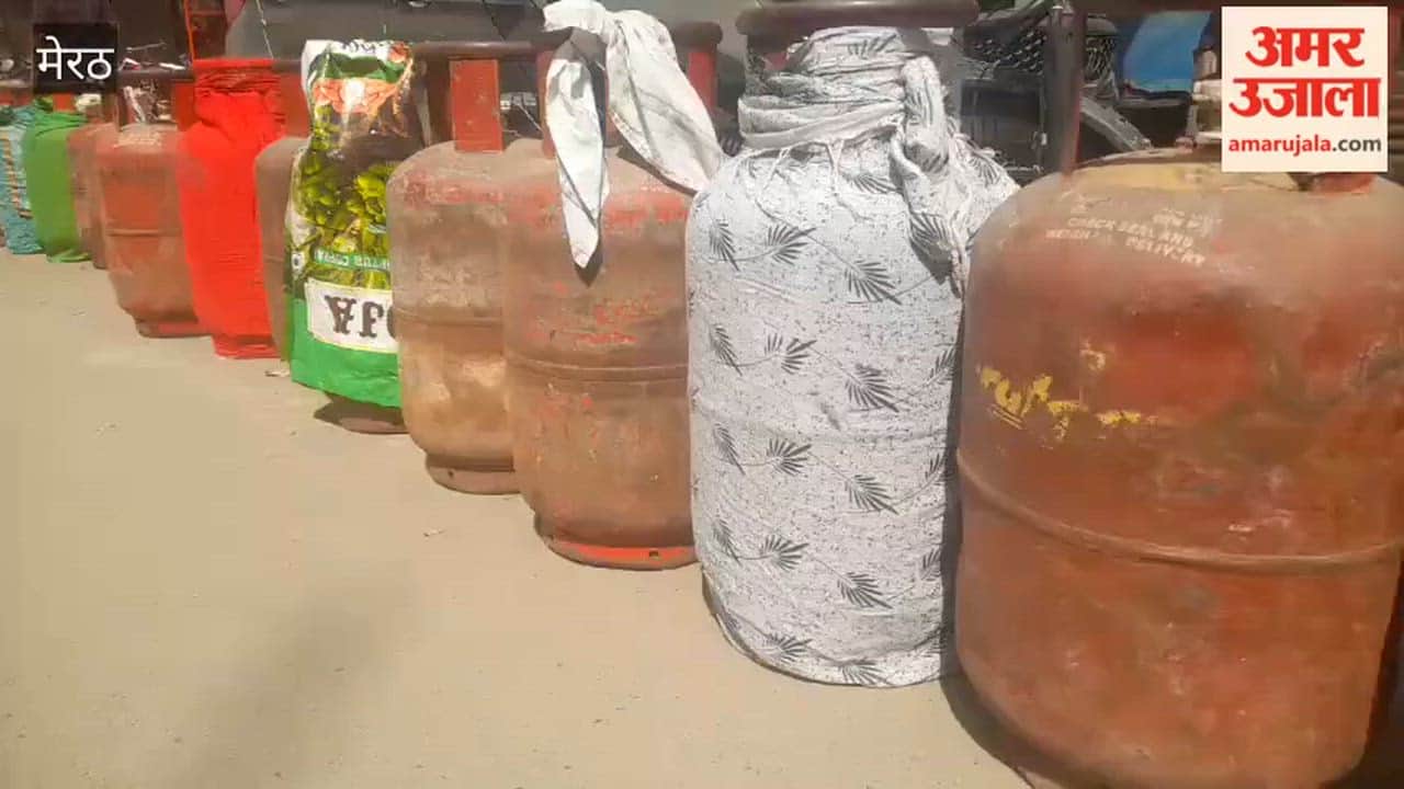 Consumers struggle for gas cylinders amidst scorching sun and intense heat.