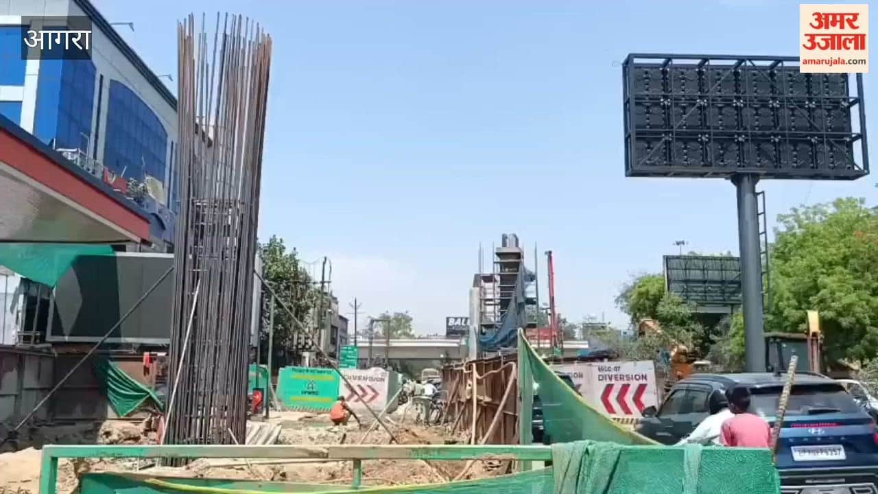 metro will pass over the flyover, with the track being 23 metres high