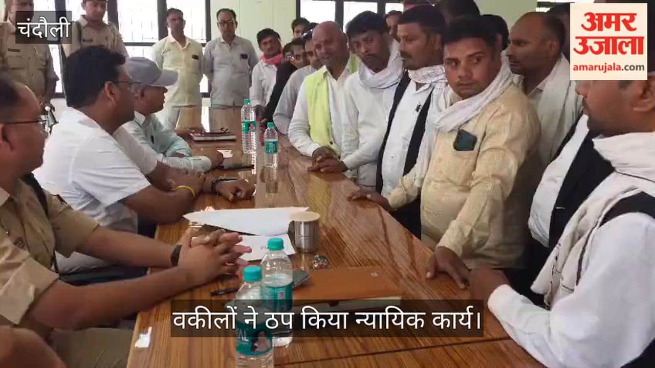 Lawyers bring judicial work to standstill alleging physical assault on an advocate by Lekhpal