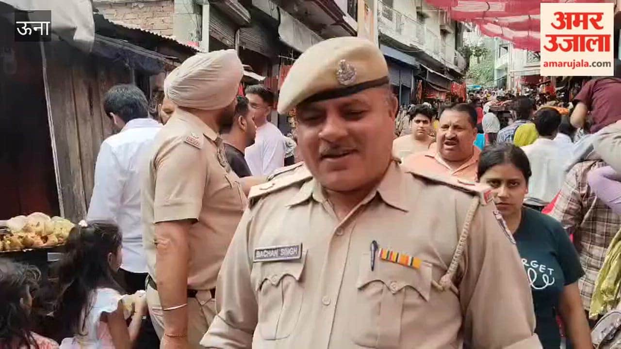 Una: A flood of devotees surges at Chintpurni; 15,000 pilgrims offered prayers to Mata Rani on Sunday