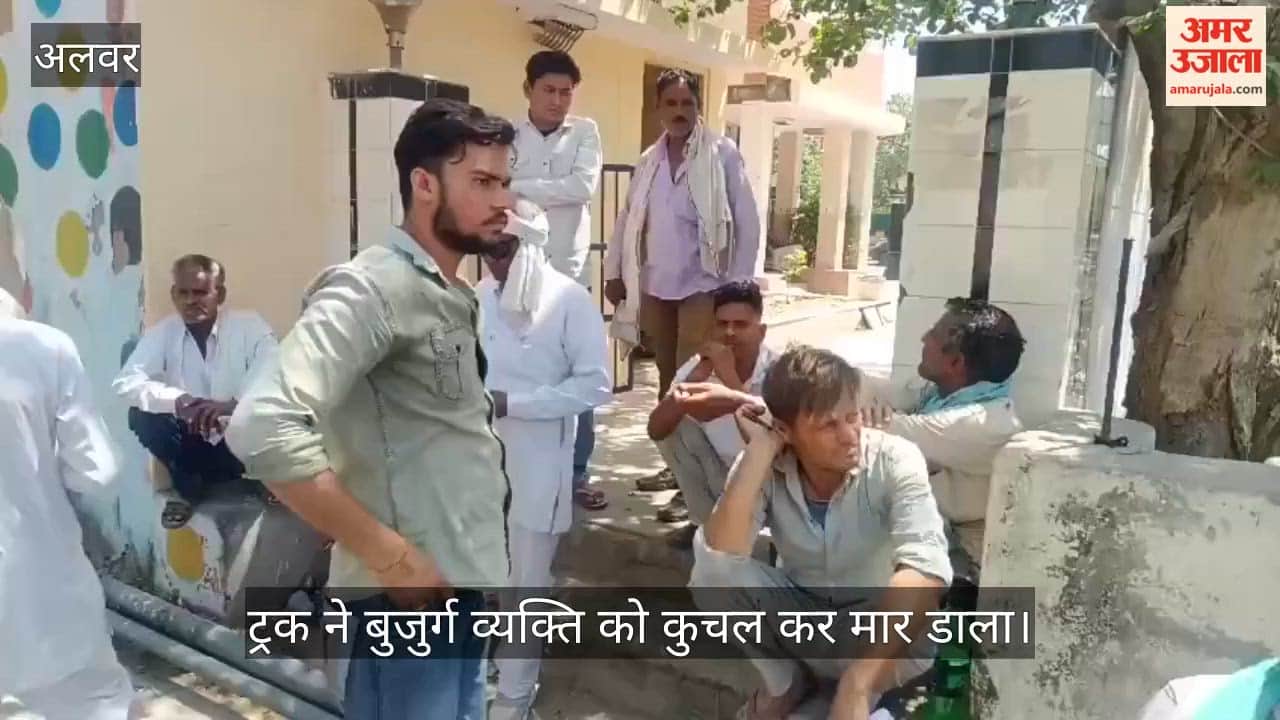 Alwar Tragic Road Accident: Truck Crushes Elderly Man Sleeping Near Hotel; Incident Caught on CCTV