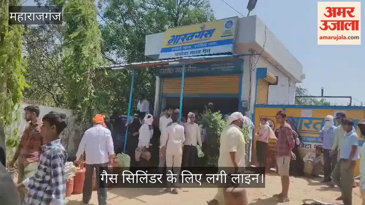 Long queues in the scorching heat for gas cylinders, leaving consumers in distress