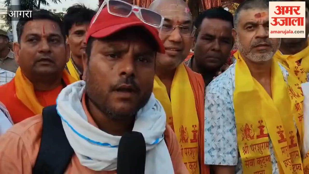 Parashurama Procession taken out with great pomp and show in Agra
