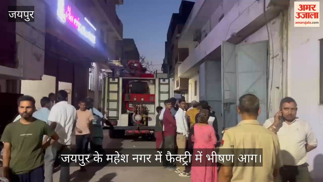 Massive Fire at Electrical Equipment Factory in Jaipur, Woman Worker Burnt Alive, Two Injured
