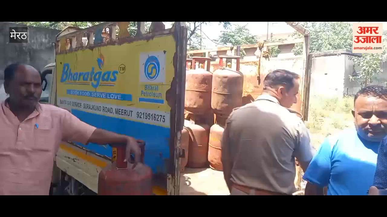 Uproar Over Alleged Black Marketing of Gas Cylinders at Surajkund Cremation Ground