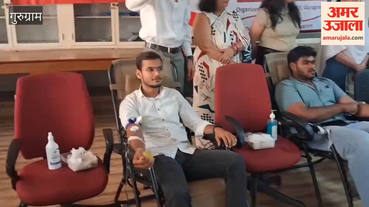 Amar Ujala Foundation organised a blood donation camp