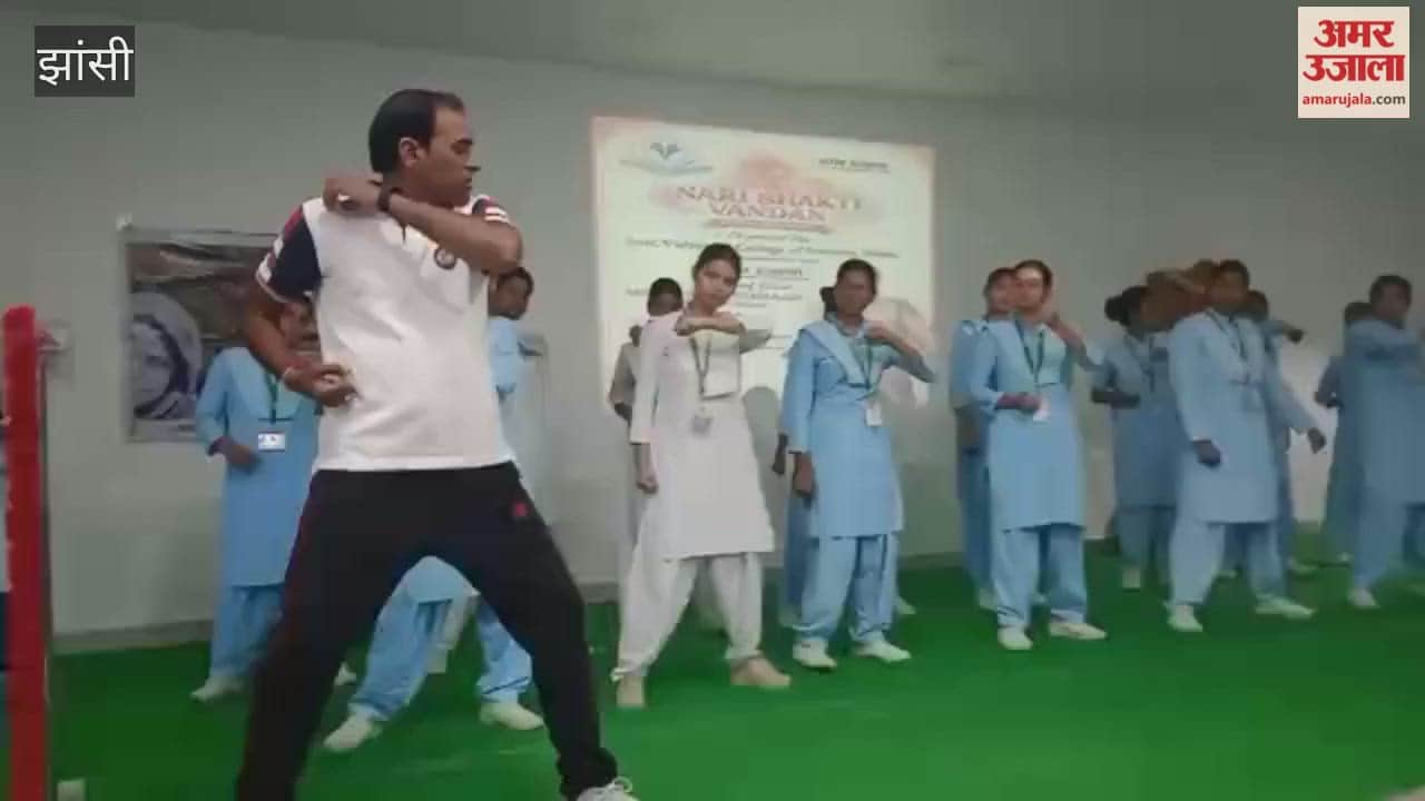 Under Aparajita, self-defense techniques were taught to the girl students of Vidyavati College.