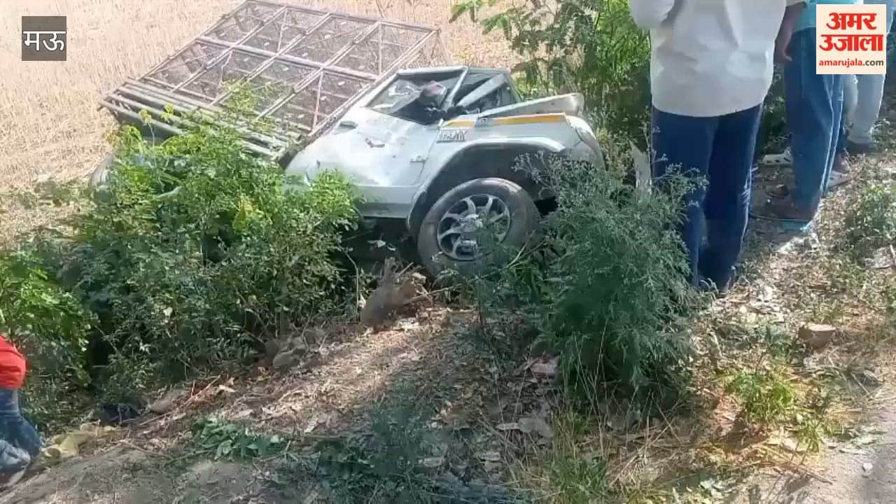 Pickup Truck Loaded with Chickens Goes Out of Control and Overturns Driver in Critical Condition