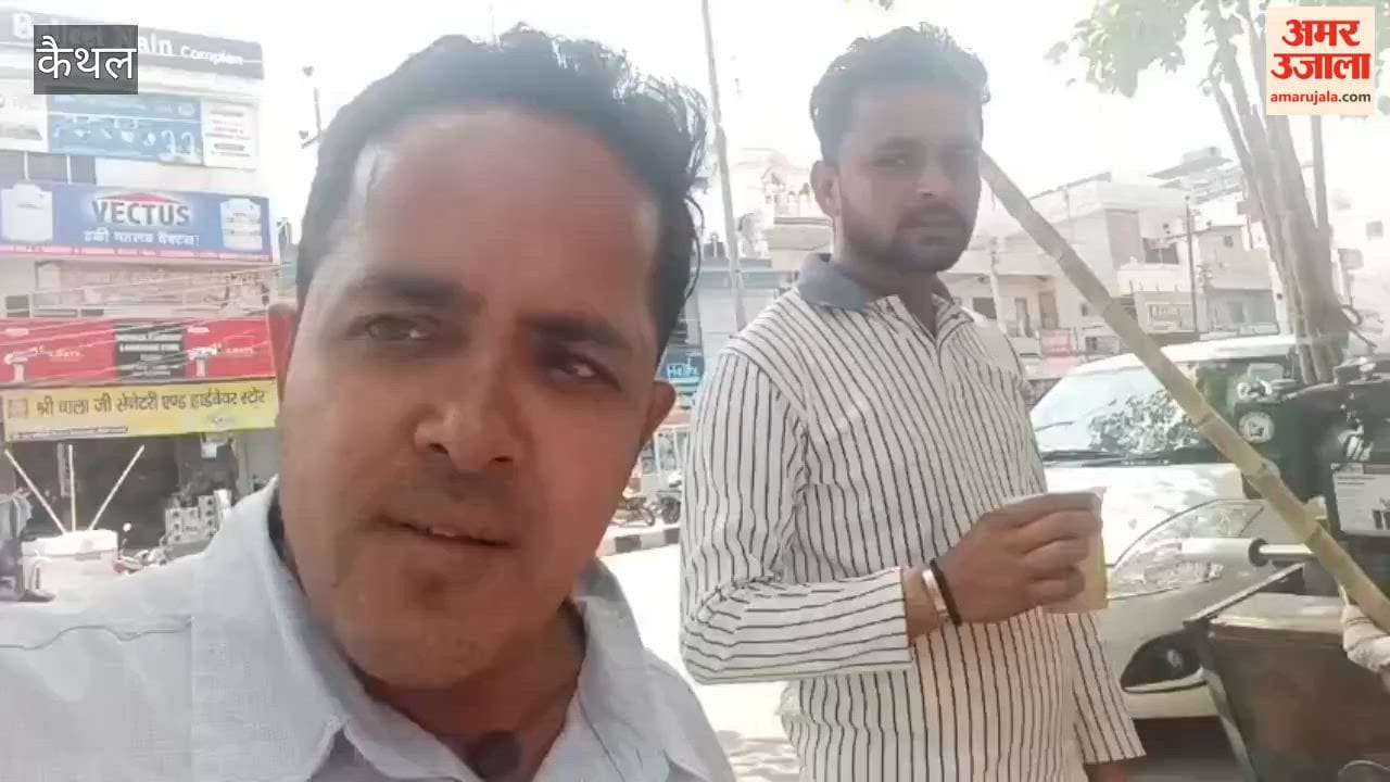 People are resorting to sugarcane juice to escape the heat.