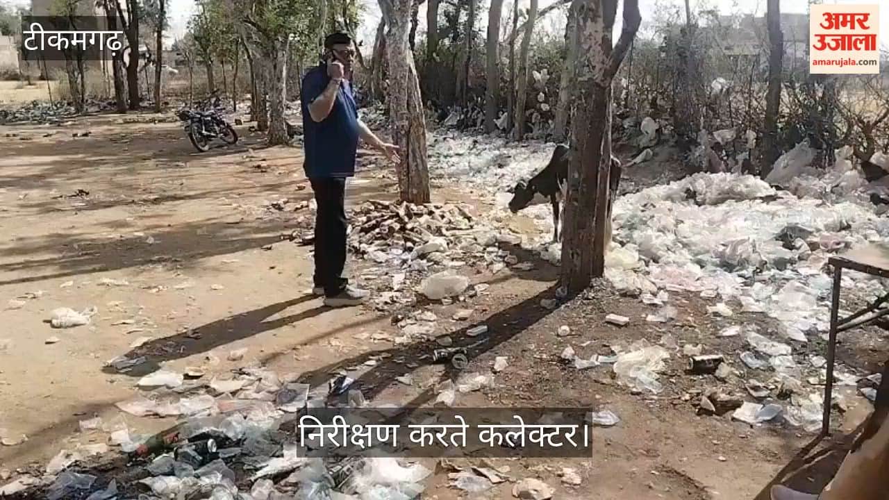 The Collector inspected sanitation in Tikamgarh city and imposed fines.mp news