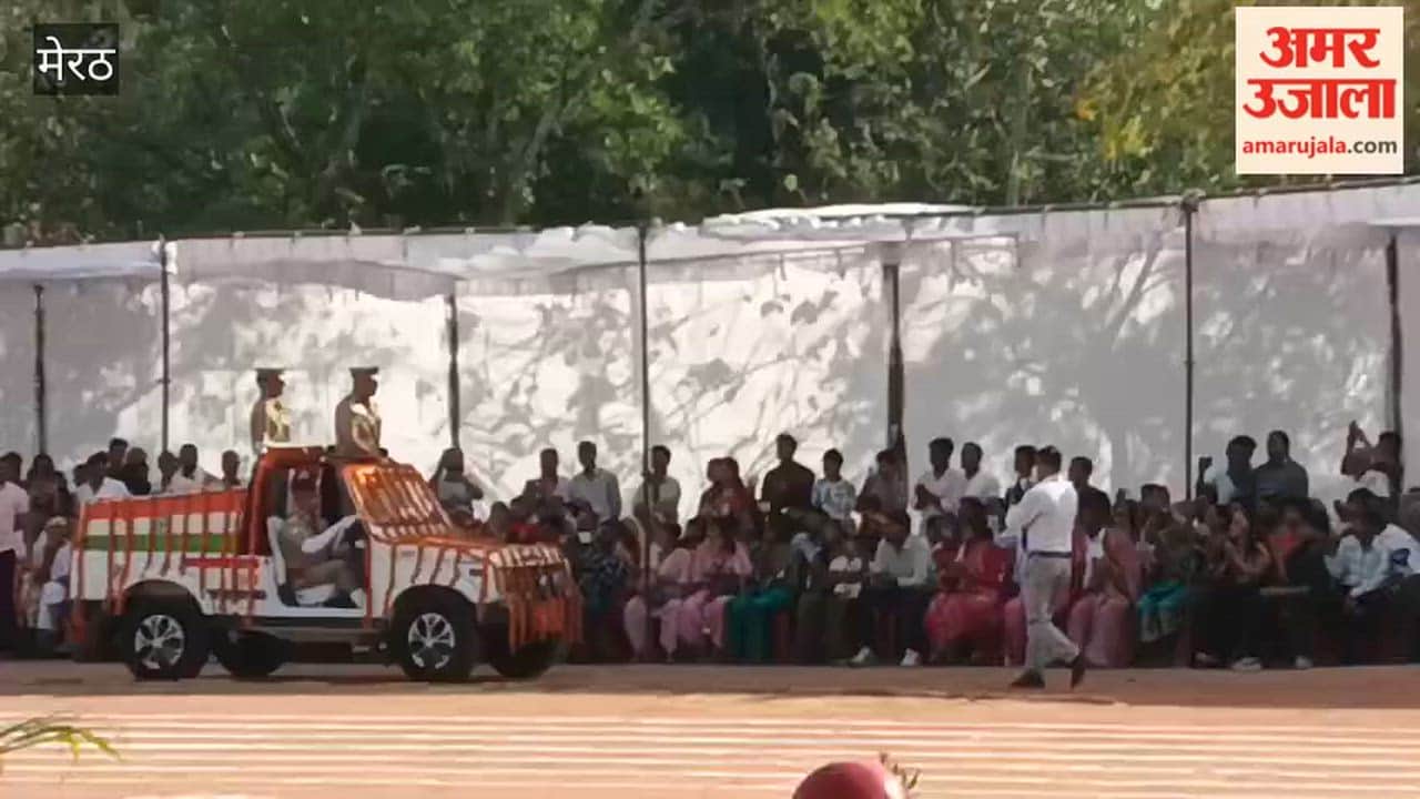 Meerut: Convocation parade ceremony organized in police line