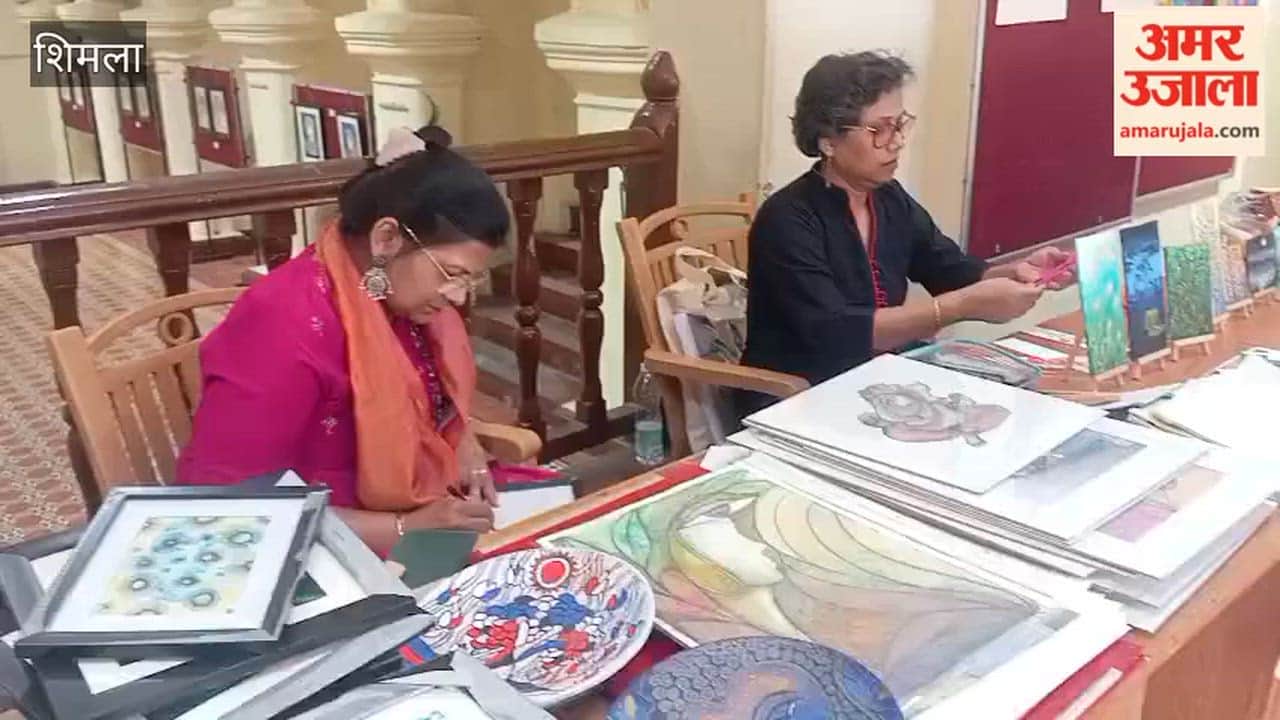 Shimla: Art Exhibition by Three Female Artists from Delhi Begins at Gaiety Theatre