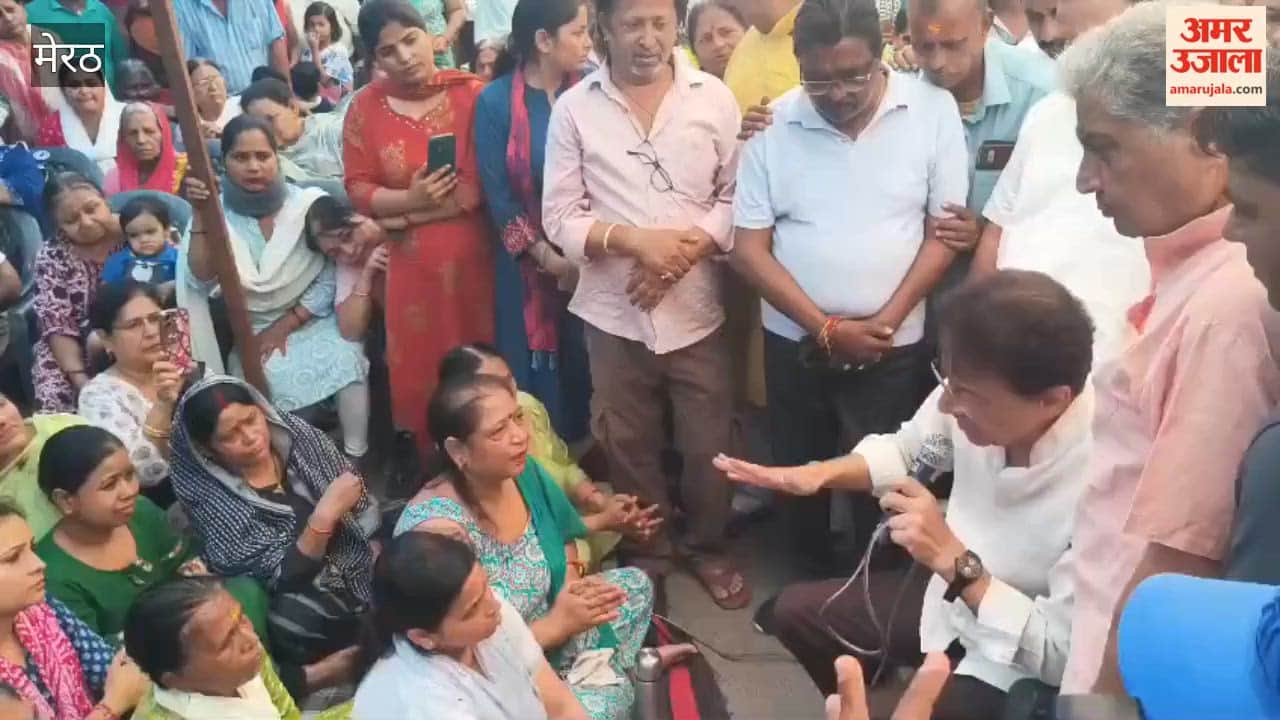 Meerut: MP Arun Govil assures traders but avoids media questions in Meerut