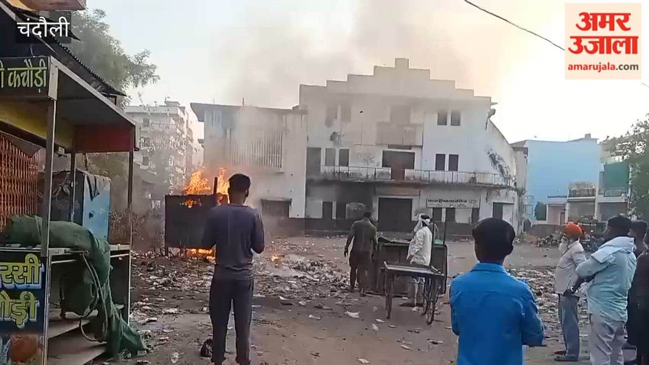 Early Morning Fire Sparks Panic Entire Stock in Kiosk Reduced to Ashes
