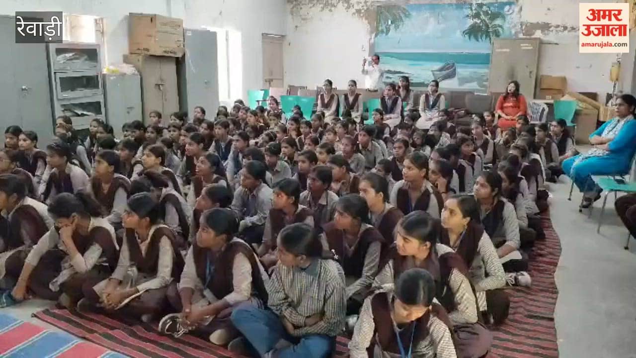 Adolescent girls were sensitized about the HPV vaccine at the 'Aparajita' program in Rewari.