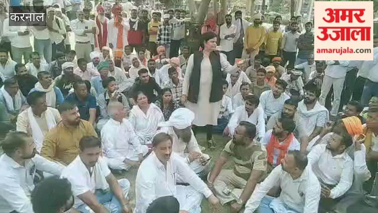 SC Community Stages Protest at Fawara Park in Karnal, Demanding Action Against Derogatory Remarks