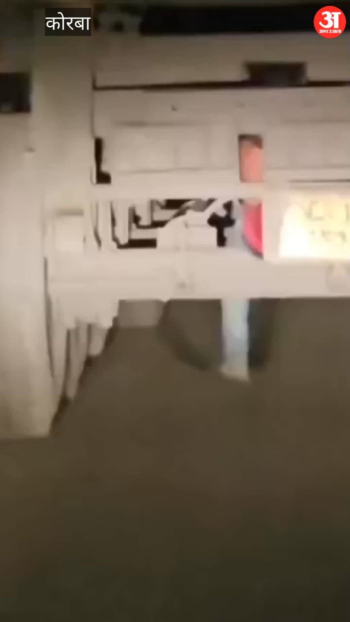 Video of young man traveling sitting under a trailer in Korba goes viral
