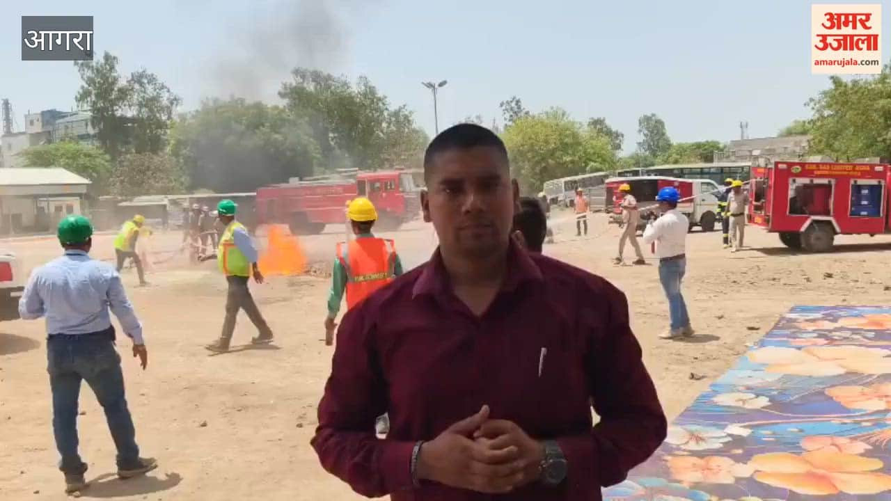 Emergency Mock Drill Conducted at Foundry Nagar Bus Depot in Agra