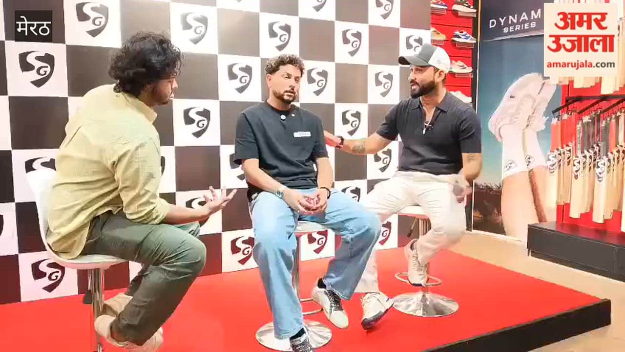 Meerut: Cricketer Kuldeep Yadav inaugurates SG store, urges youth to focus on sports