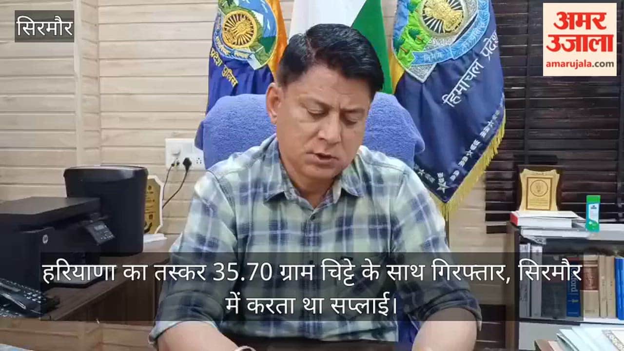 Haryana Smuggler Arrested with 35.70 Grams of 'Chitta'; Used to Supply in Sirmaur