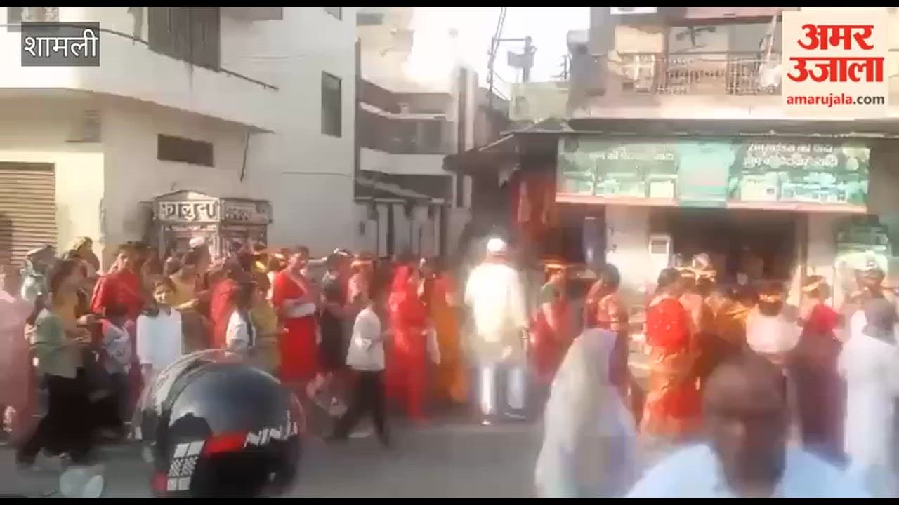 Shamli: Procession taken out on Pran Pratistha Mahotsav, atmosphere filled with devotion