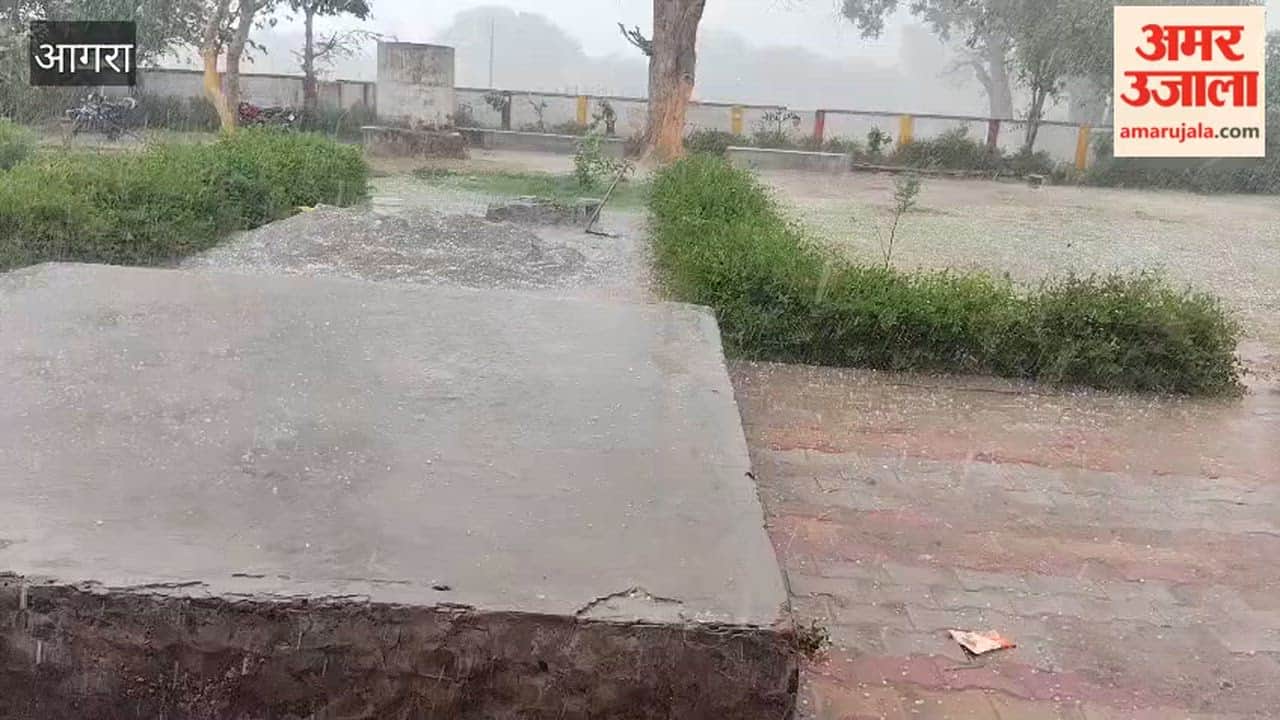 Sudden Weather Change Brings Relief: Rain in Fatehpur Sikri Eases Heatwave