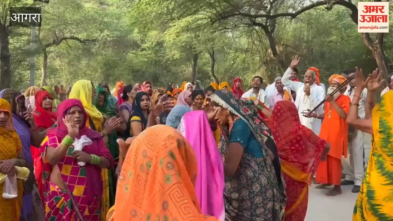 foot march was organized in Bateshwar in Agra