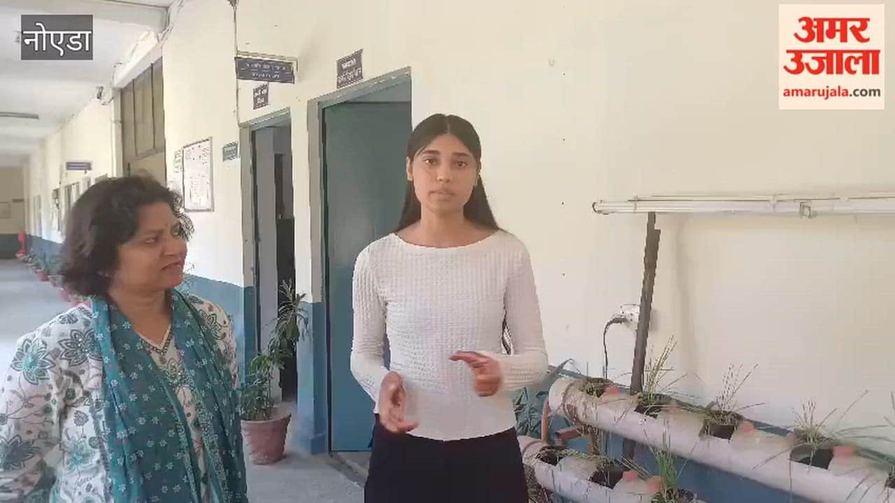 Students are growing plants without soil using hydroponic technology