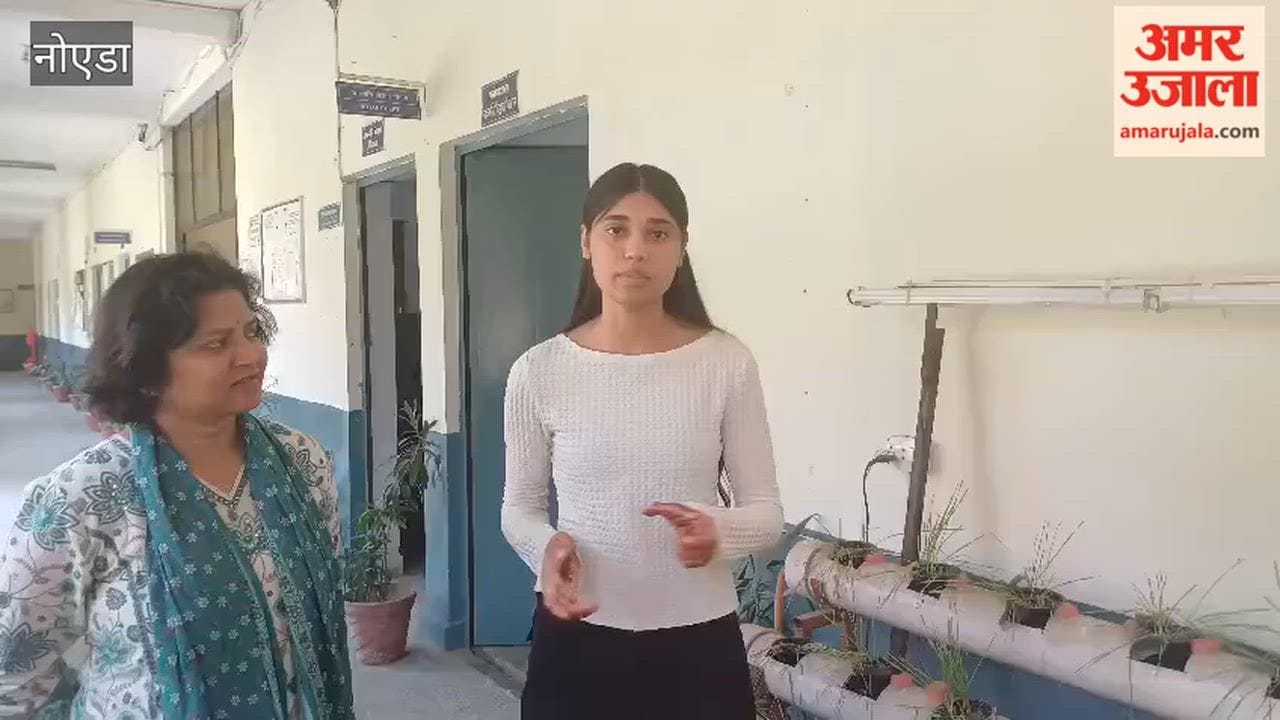 Students are growing plants without soil using hydroponic technology
