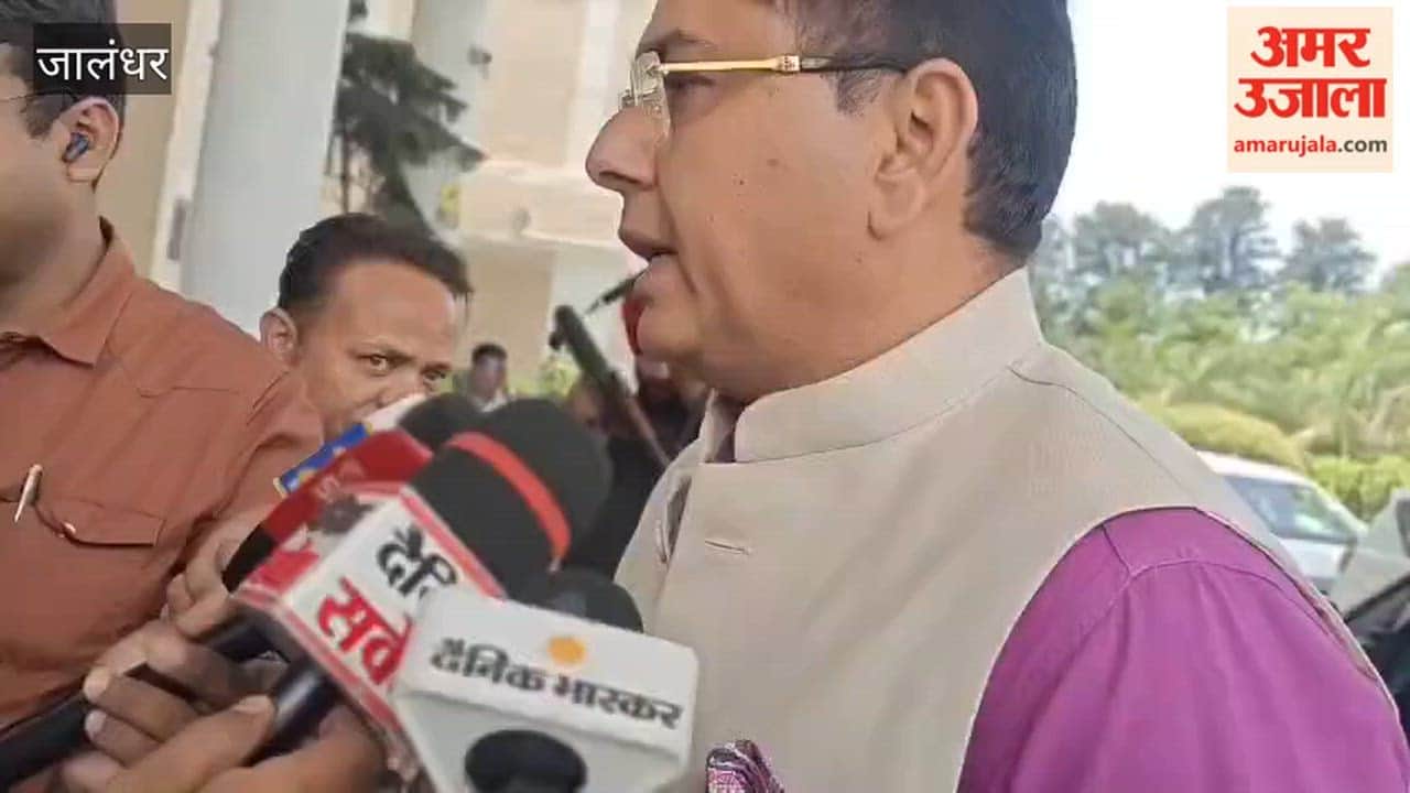 Punjab AAP Chief Aman Arora Arrives in Jalandhar for a Meeting