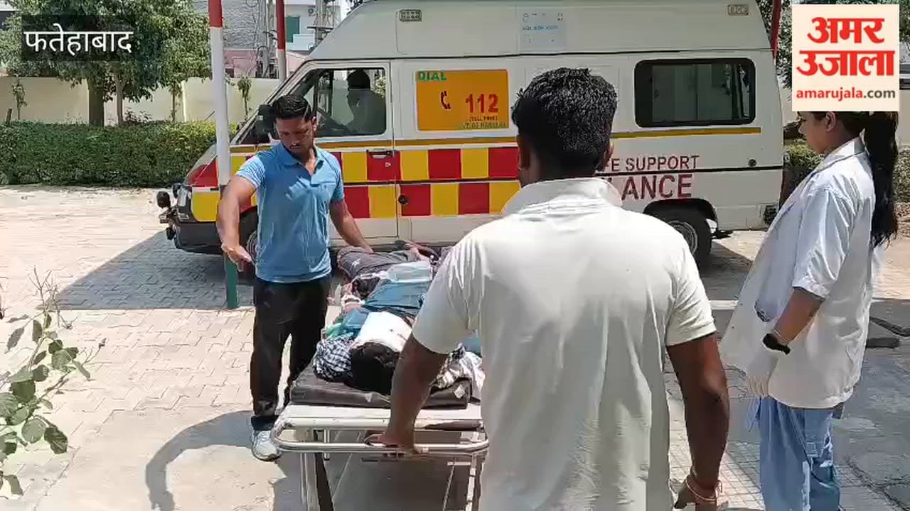 A head-on collision involving vehicles occurred in Jakhal, Fatehabad; the injured have been admitted to the government hospital in Jakhal
