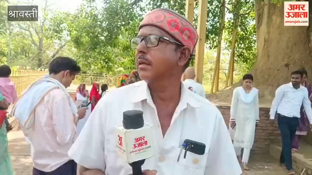 बुद्ध पूर्णिमा पर पर्यटकों से गुलजार रही श्रावस्ती स्थित बौद्ध तपोस्थली