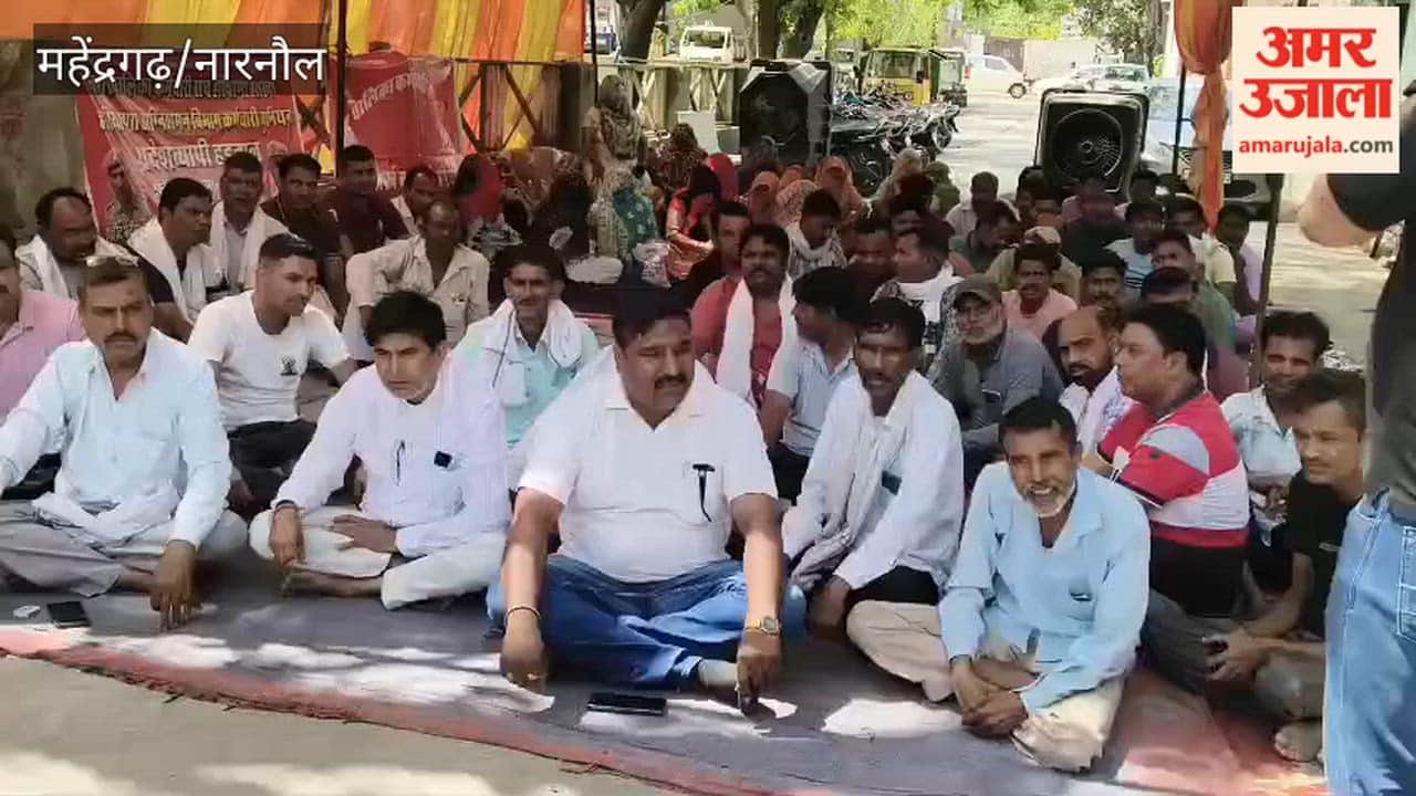 Municipal Employees in Narnaul Begin Work-Stoppage Strike