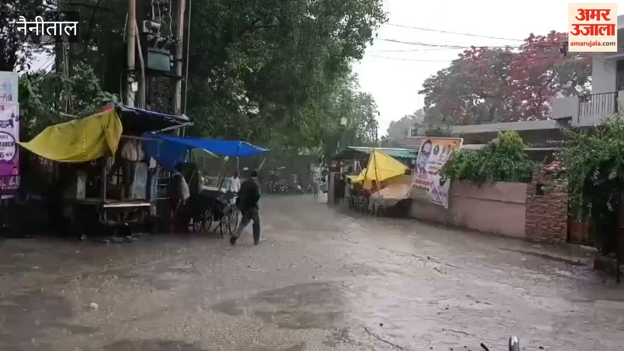 Torrential rain in Haldwani