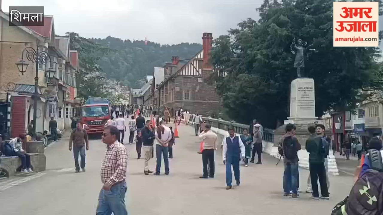 Shimla: Relief from the Heat; Crowds of Tourists Flock to Mall Road and Scandal Point