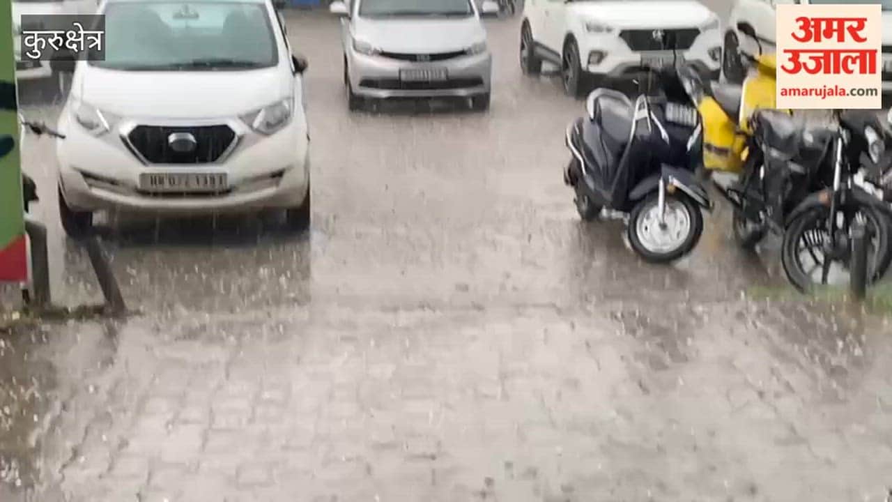 Heavy rain and hailstorm in Kurukshetra