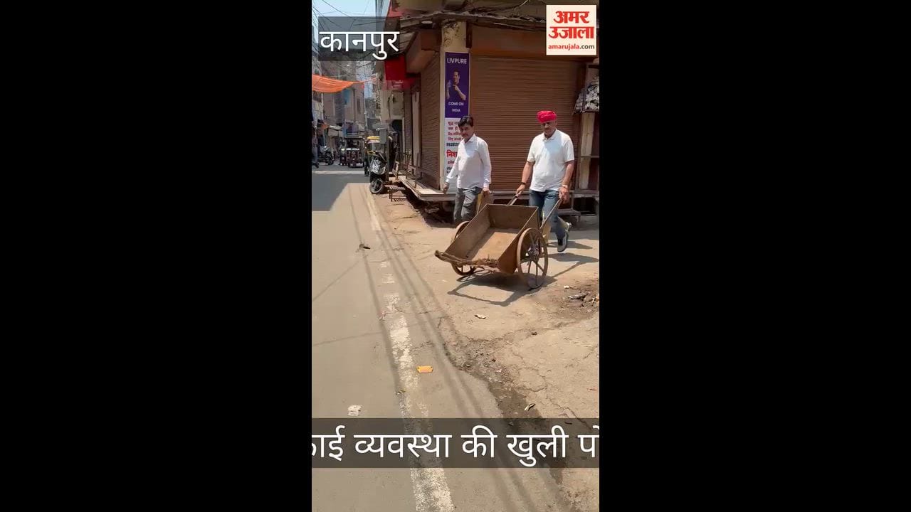 Kanpur SP MLA Amitabh Bajpai Takes to the Streets with a Garbage Truck