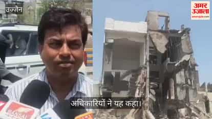 CM's bulldozer roared Muslim-dominated Begumbagh area Mahakal Temple, removing five illegal buildings