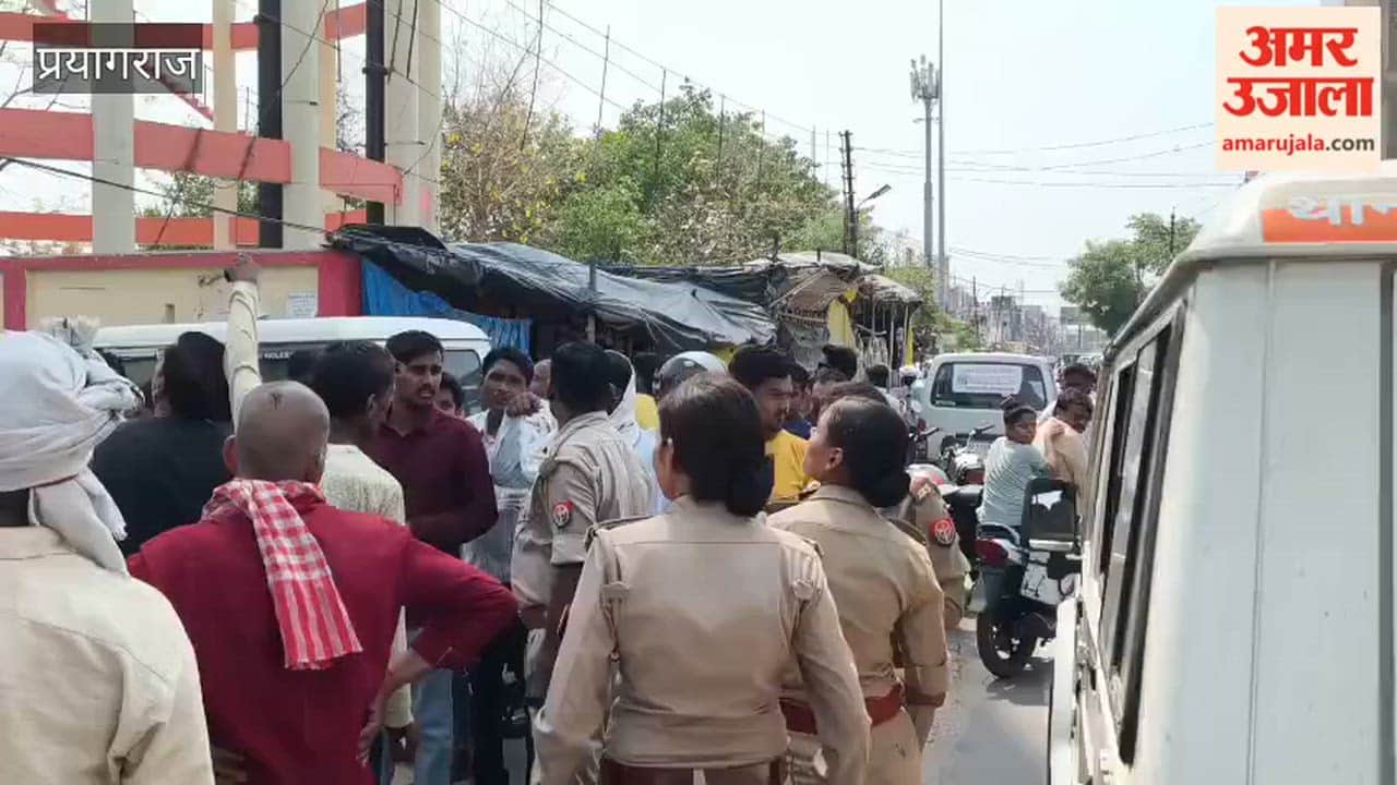 Prayagraj: Woman climbs water tank in Phaphamau, insists on filing FIR against husband