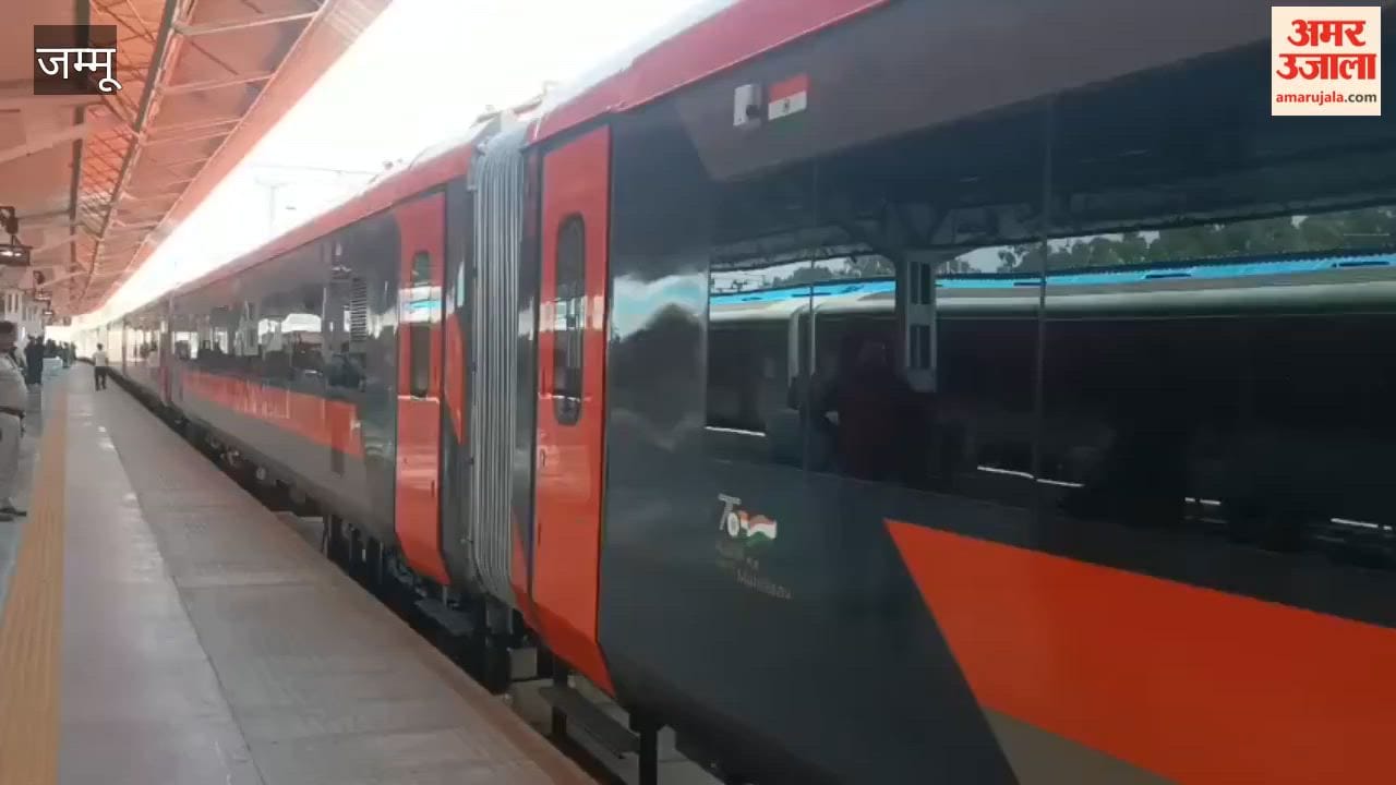 Jammu-Srinagar Vande India's first ride