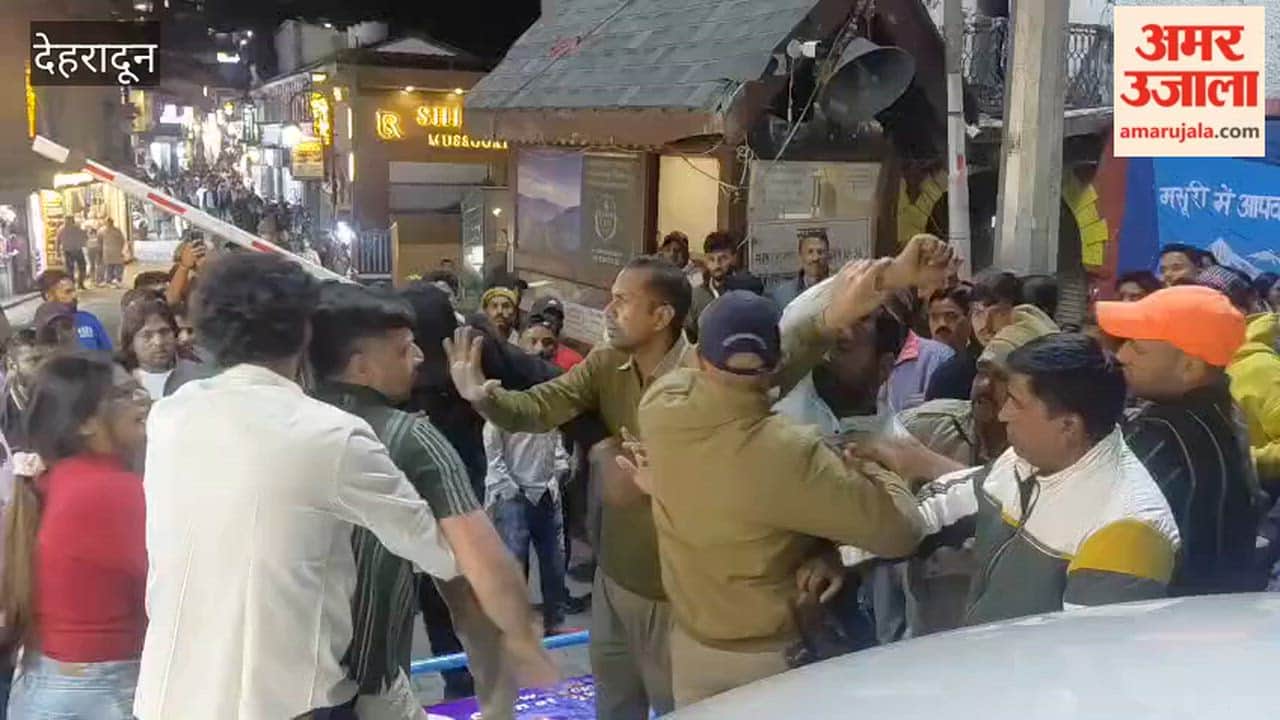VIDEO: Brawl Between Tourists and Locals on Mall Road in Mussoorie