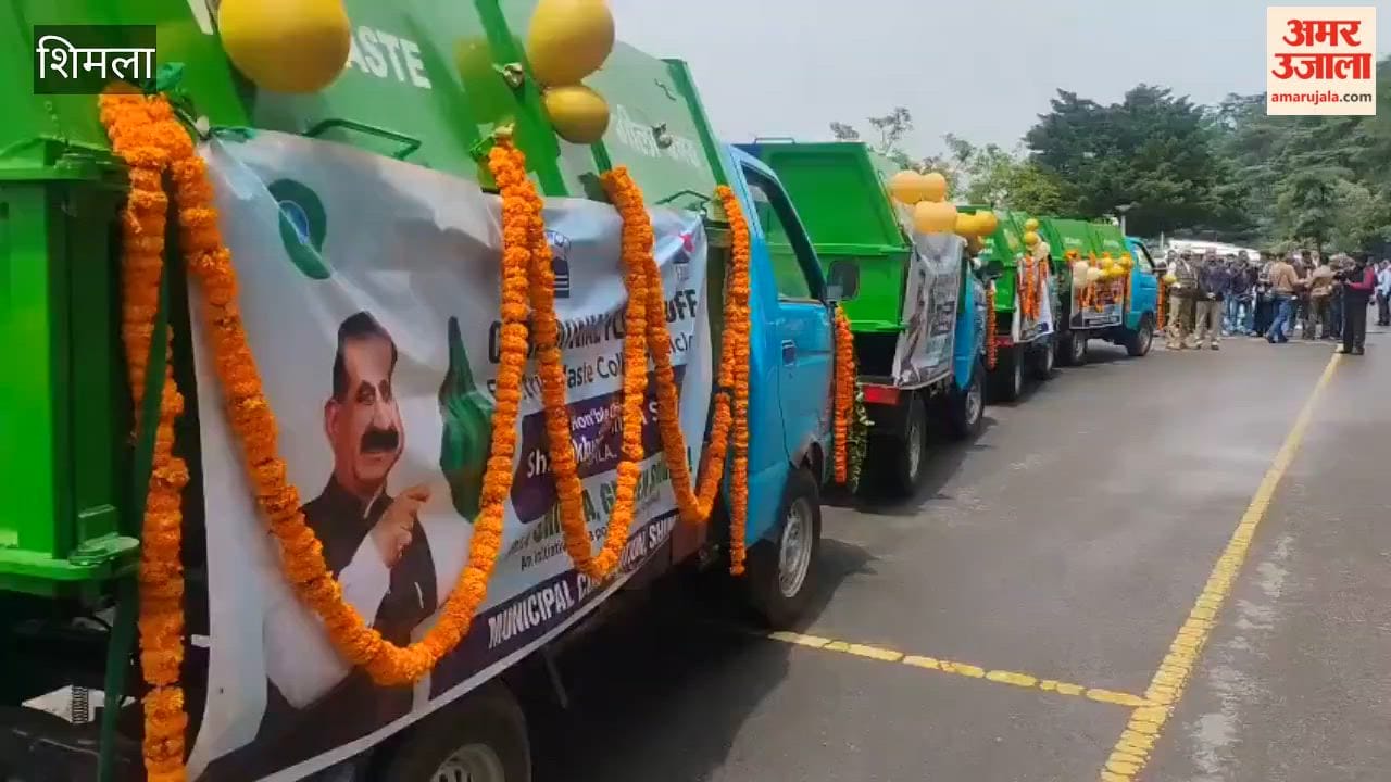 Shimla: Chief Minister Sukhu Flags Off 10 Municipal Corporation Electric Vehicles
