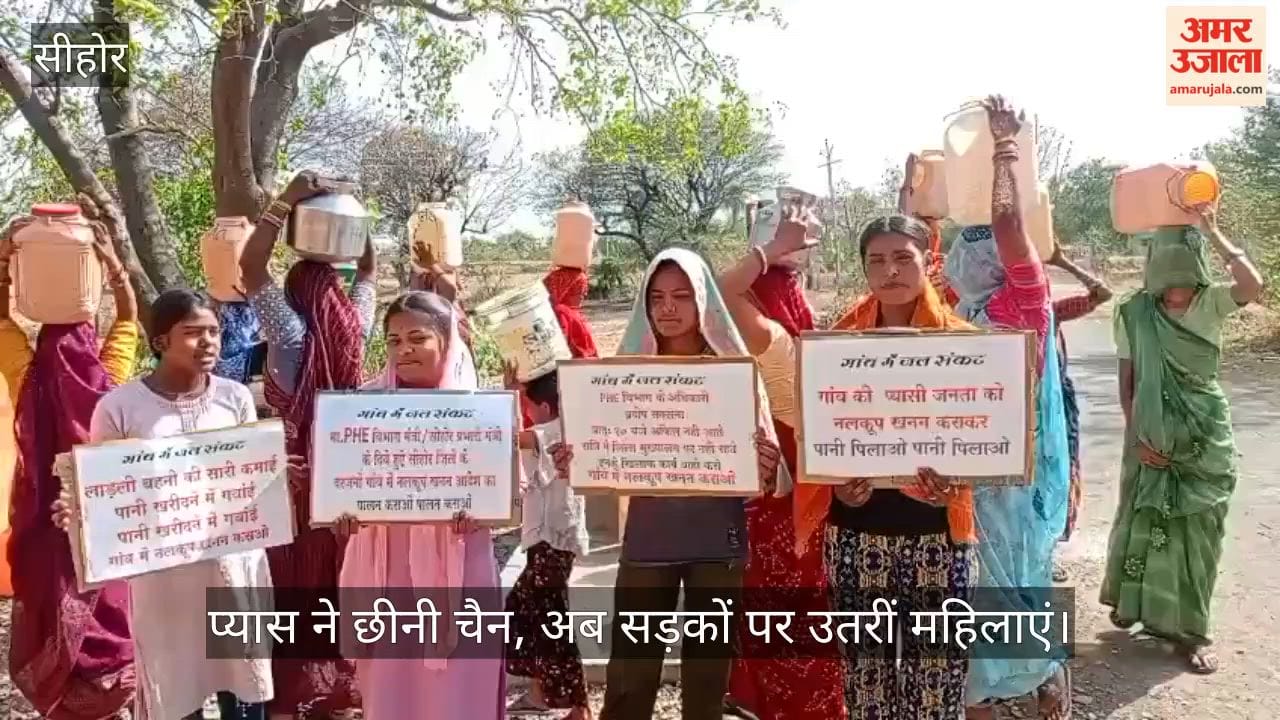 Sehore news: Water crisis sparks protest: Women hang effigy, spend welfare funds on survival needs