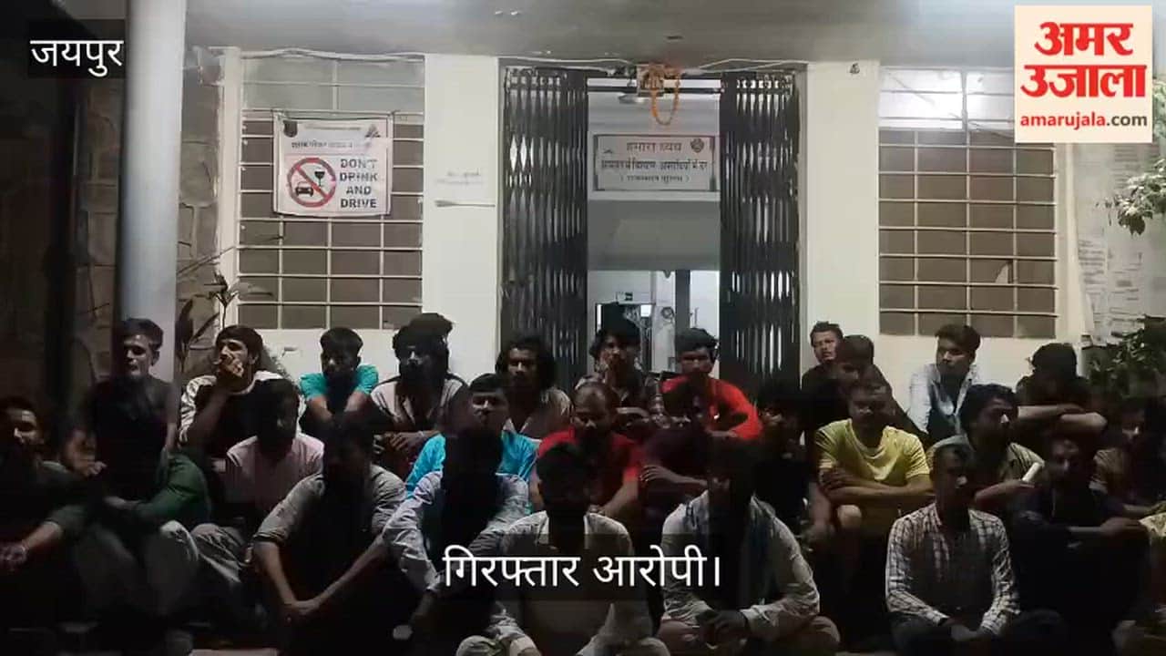 Jaipur Police Arrest 51 in Area Domination Drive, Illegal Weapons, Drugs and Liquor Seized