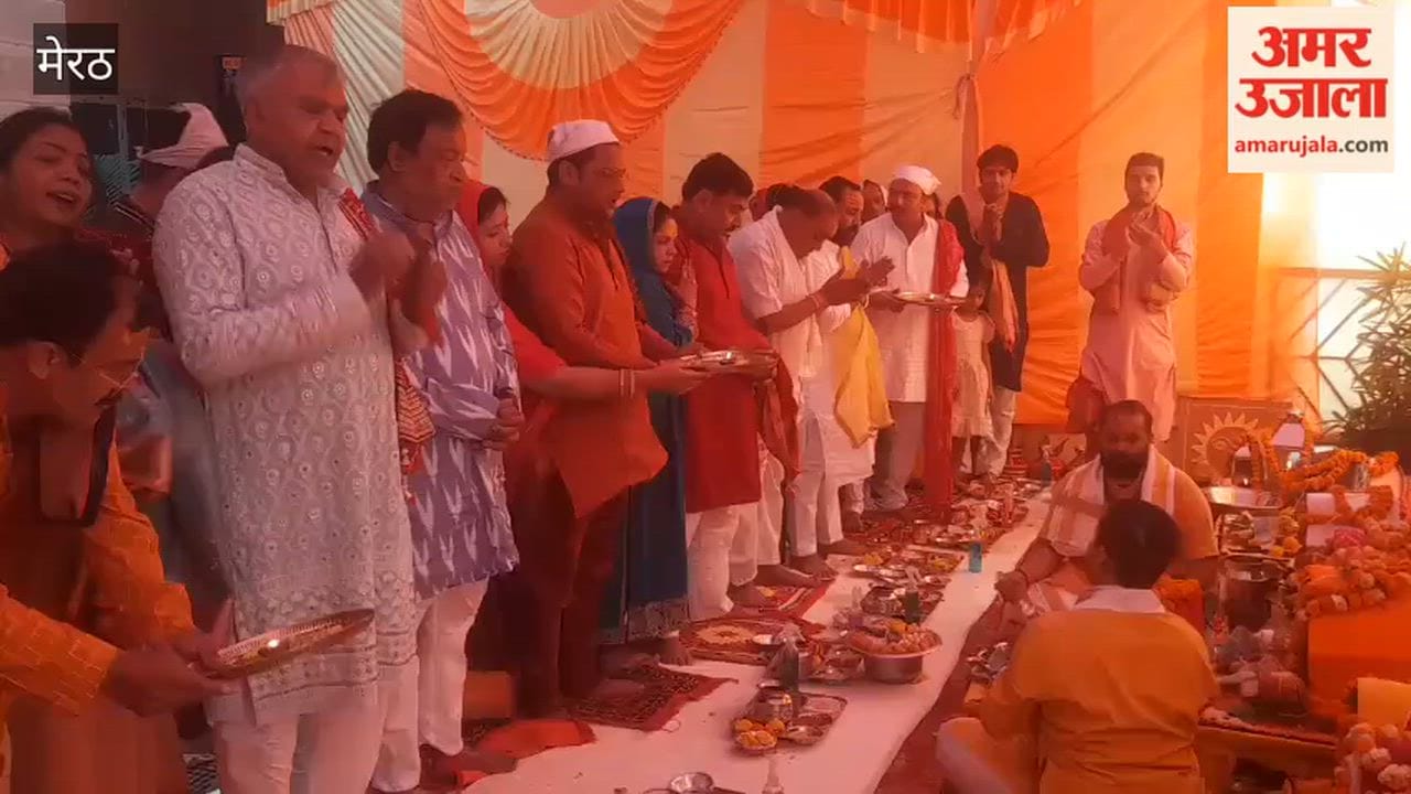 Meerut: Murti Pran Pratishtha ceremony organized in Nutan Temple